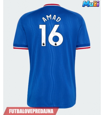 Lacne Muži Futbalové dres Manchester United Amad Diallo #16 2026-27 Krátky Rukáv - Preč